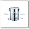 S159 6L / 20L / 60L / 97L Pot en acier inoxydable avec couvercle